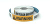 Warning: Arc Flash and Shock Hazard - Inline Printed Floor Marking Tape