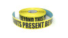 Food: Peanuts Present Beyond This Point - Inline Printed Floor Marking Tape Food: Peanuts Present Beyond This Point - Inline Printed Floor Marking Tape