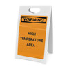 Warning: High Temperature Area - A-Frame Sign Warning: High Temperature Area - A-Frame Sign