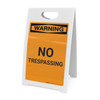 Warning: No Trespassing - A-Frame Sign Warning: No Trespassing - A-Frame Sign