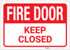Fire Door/Keep Closed - Label Fire Door/Keep Closed - Label