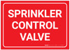 Sprinkler Control Valve - Label Sprinkler Control Valve - Label