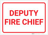 Deputy Fire Chief Landscape - Label