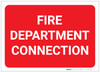 Fire Department Connection Landscape - Label Fire Department Connection Landscape - Label