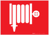 Fire Hose Symbol Landscape - Label Fire Hose Symbol Landscape - Label
