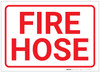 Fire Hose White Landscape - Label Fire Hose White Landscape - Label
