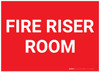 Fire Riser Room Landscape - Label