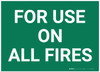 For Use On All Fires Landscape - Label For Use On All Fires Landscape - Label
