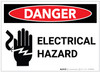 Danger: Electrical Hazard with Graphic - Label Danger: Electrical Hazard with Graphic - Label