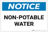 Notice: Non-Potable Water Landscape - Label Notice: Non-Potable Water Landscape - Label