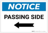 Notice: Passing Side Arrow Left - Label