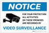 Notice: For Your Protection All Activities on These Premises are Recored with Icon - Label