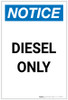 Notice: Diesel Only Portrait - Label Notice: Diesel Only Portrait - Label