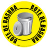 Bote de Basura Floor Sign Bote de Basura Floor Sign