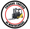 Cuidad, Tráfico de Montacargas Floor Sign Cuidad, Tráfico de Montacargas Floor Sign