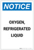 Notice: Oxygen Refrigerated Liquid Portrait - Label