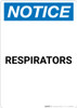 Notice: Respirators Portrait - Label Notice: Respirators Portrait - Label