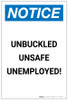 Notice: Unauthorized Persons Not Permitted Beyond This Point Portrait - Label Notice: Unauthorized Persons Not Permitted Beyond This Point Portrait - Label