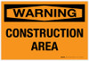 Warning: Construction Area - Label