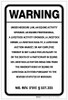 Warning: Missouri Equine Liability MO - Label Warning: Missouri Equine Liability MO - Label