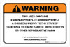 Warning: Prop 65 Aminobiphenyl (4-Aminodiphenyl) - Label Warning: Prop 65 Aminobiphenyl (4-Aminodiphenyl) - Label