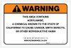 Warning: Prop 65 Acrylamide - Label