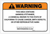 Warning: Prop 65 Aminoglutethimide - Label