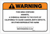 Warning: Prop 65 Aramite - Label