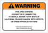 Warning: Prop 65 Avermectin B1 (Abamectin) - Label