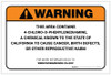 Warning: Prop 65 4-Chloro-o-phenylenediamine - Label