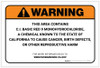 Warning: Prop 65 C.I. Basic Red 9 monohydrochloride - Label