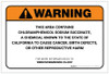 Warning: Prop 65 Chloramphenicol sodium succinate - Label