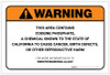 Warning: Prop 65 Codeine Phosphate - Label