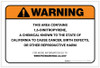 Warning: Prop 65 1,6 Dinitropyrene - Label