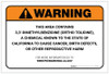 Warning: Prop 65 3,3 Dimethylbenzidine orthoTolidine - Label