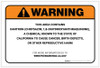Warning: Prop 65 Dantron (Chrysazin 1,8-Dihydroxyanthraquinone) - Label