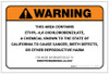 Warning: Prop 65 Ethyl 4,4'-Dichlorobenzilate - Label