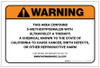 Warning: Prop 65 5 Methoxypsoralen With Ultraviolet A Therapy - Label Warning: Prop 65 5 Methoxypsoralen With Ultraviolet A Therapy - Label