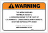 Warning: Prop 65 Histrelin Acetate - Label