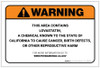 Warning: Prop 65 Lovastatin - Label