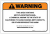 Warning: Prop 65 Methylazoxymethanol - Label