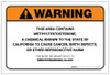 Warning: Prop 65 Methyltestosterone - Label