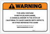 Warning: Prop 65 N-Methylolacrylamide - Label