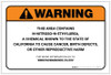 Warning: Prop 65 N-Nitroso-N-Ethylurea - Label