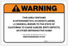Warning: Prop 65 N-Nitrosomethyl-N-Dodecylamine - Label