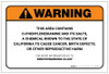 Warning: Prop 65 O-Phenylenediamine And Its Salts - Label