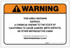 Warning: Prop 65 Safrole - Label