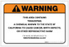 Warning: Prop 65 Temazepam - Label