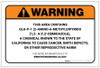 Warning: Prop 65 Glu-P-1(2-Amino-6-Methyldipyrido[1,2- A:3',2'-D]Imidazole) - Label