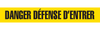 DANGER DEFENSE - Barricade Tape (Case of 12 Rolls) DANGER DEFENSE - Barricade Tape (Case of 12 Rolls)